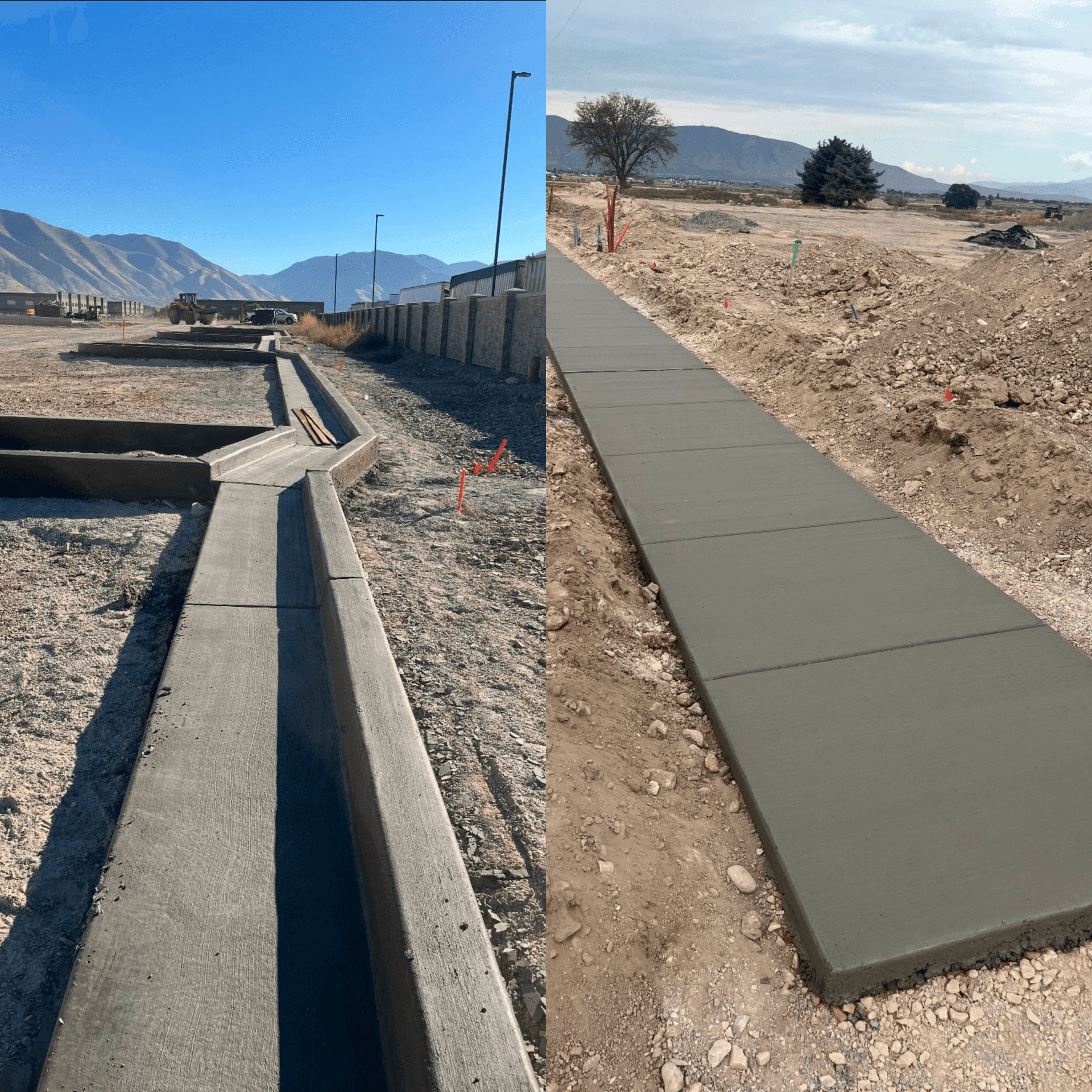 Sidewalk, Curb & Gutter Installation